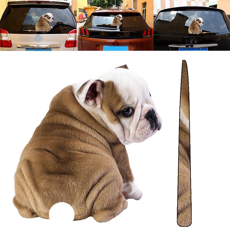Buy Universal Car Moving Tail Cute Puppy Dog Window Rear Windshield ...