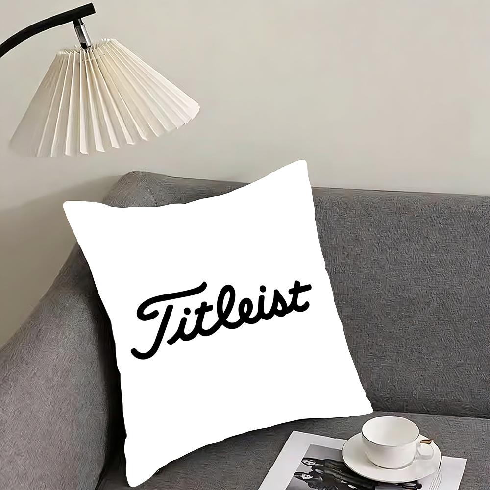 Golf Sports TTitleistS Cushion Cover Elegant Comfort Pillowcase Sofa Bed Doublesided Printed Invisible Zipper Home Decor