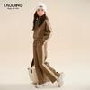 Girls' Casual Hooded Two-Piece Sportswear Set