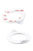 Kijima AS-01K Z9-30-201-02 Motorcycle Parts Ad Sound Repair Mount Plate White 2 Piece Helmet Speaker