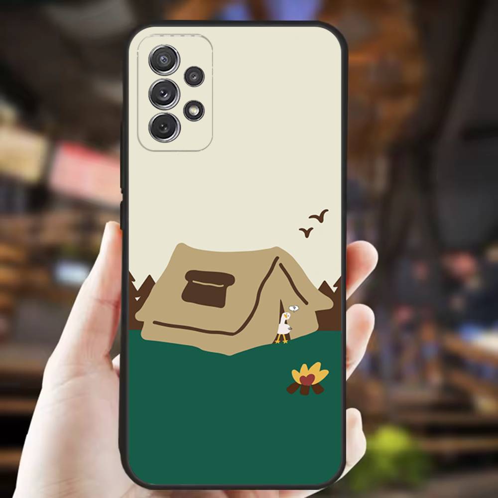 Nature outdoor camping Phone Case For Samsung S25,S24,S21,S22,S23,S30,Ultra,S20,Plus,Fe,Lite,Note,10,9,5G Black Cover