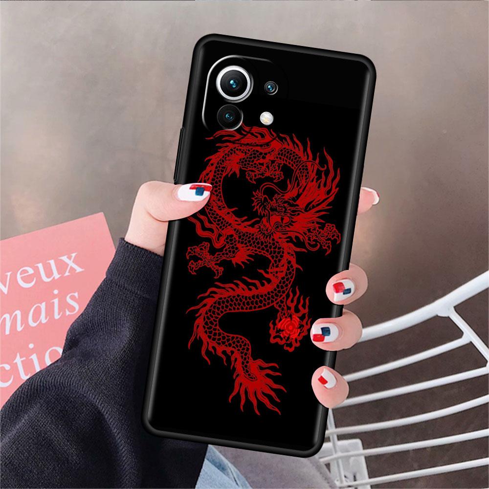 Cool Animal Dragon Funda Case For Xiaomi Mi 11 Lite 5G NE 11T Pro 10T 9T Note 10 12 12X 12S Ultra Soft Silicone Capa Phone Cover