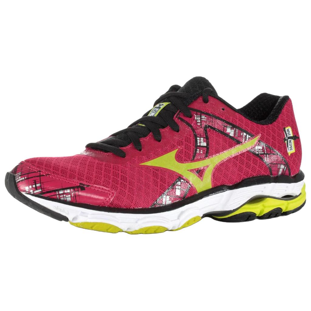 Mizuno Wave Inspire 10 Comfortable Soft Durable Breathable Low-Top Running Shoes Women Sneaker Red J1GD144441