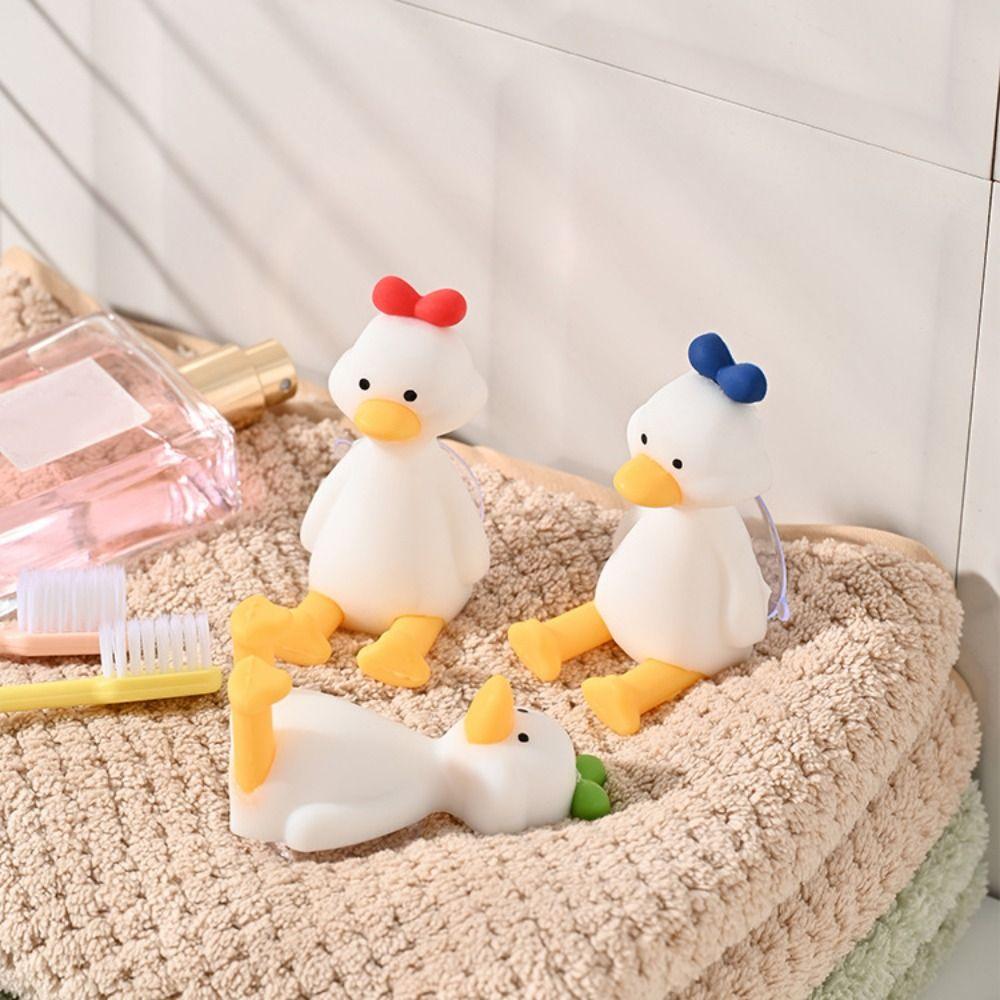Cute Toothbrush Stand 3D Storage Rack Creativity Duck Toothbrush Holder
