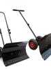 Wheeled Push Snow Shovel - Large Snow Removal Tool