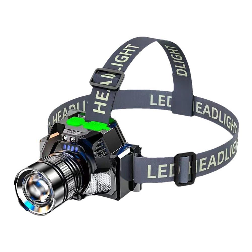 LED Super Bright Headlight USB Rechargeable Powerful Headlight Torch Camping Head Light for Outdoor Camping Cycling Hiking