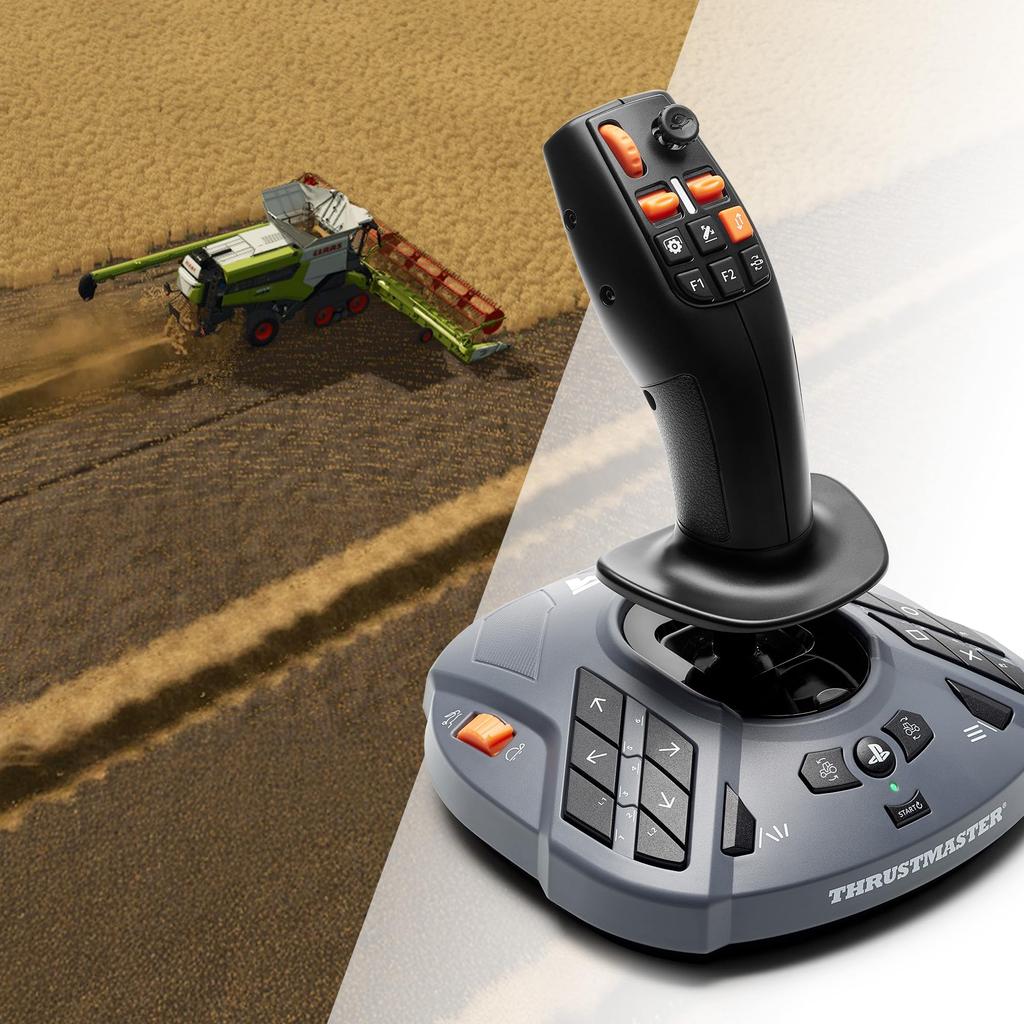 Thrustmaster SimTask FarmStick Farming Simulator 2025 T248 T128 Joystick with PS5 and (Compatible PC)