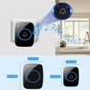 Waterproof Wireless Doorbell Kit for Home Use, Adjustable Volume, 5 Levels of Volume, 60 Ring Tones, Easy To Use, with LED Indicator