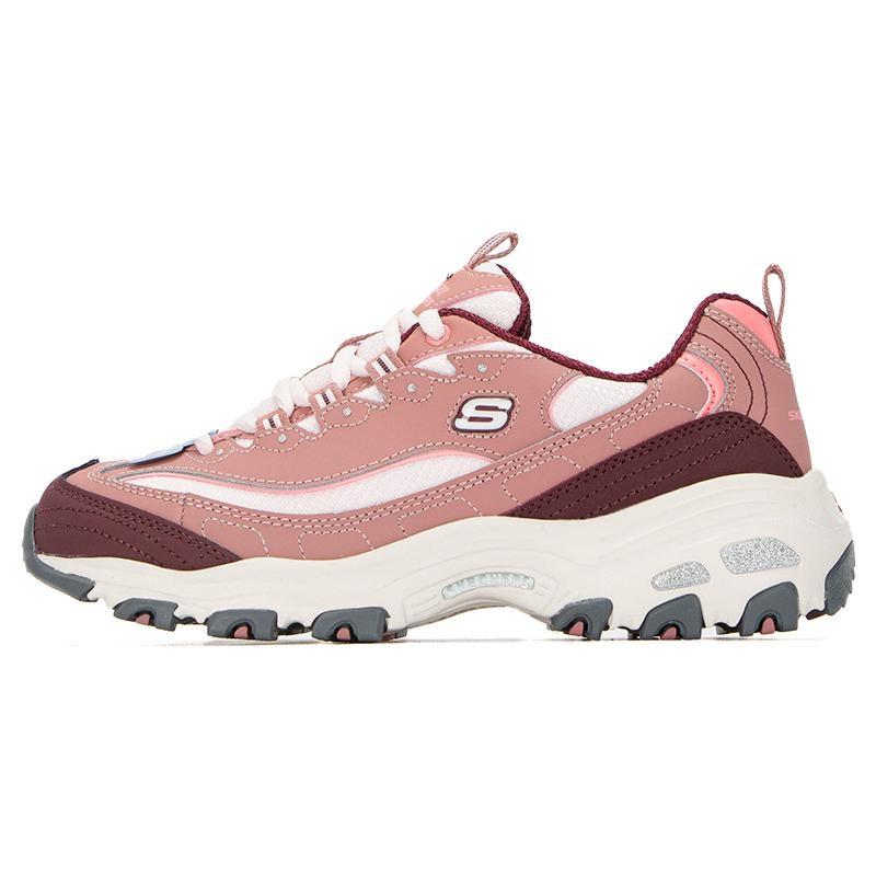 (WMNS) Skechers D Lites Shoes Pink Red Women s 13143-DKRS EU 35