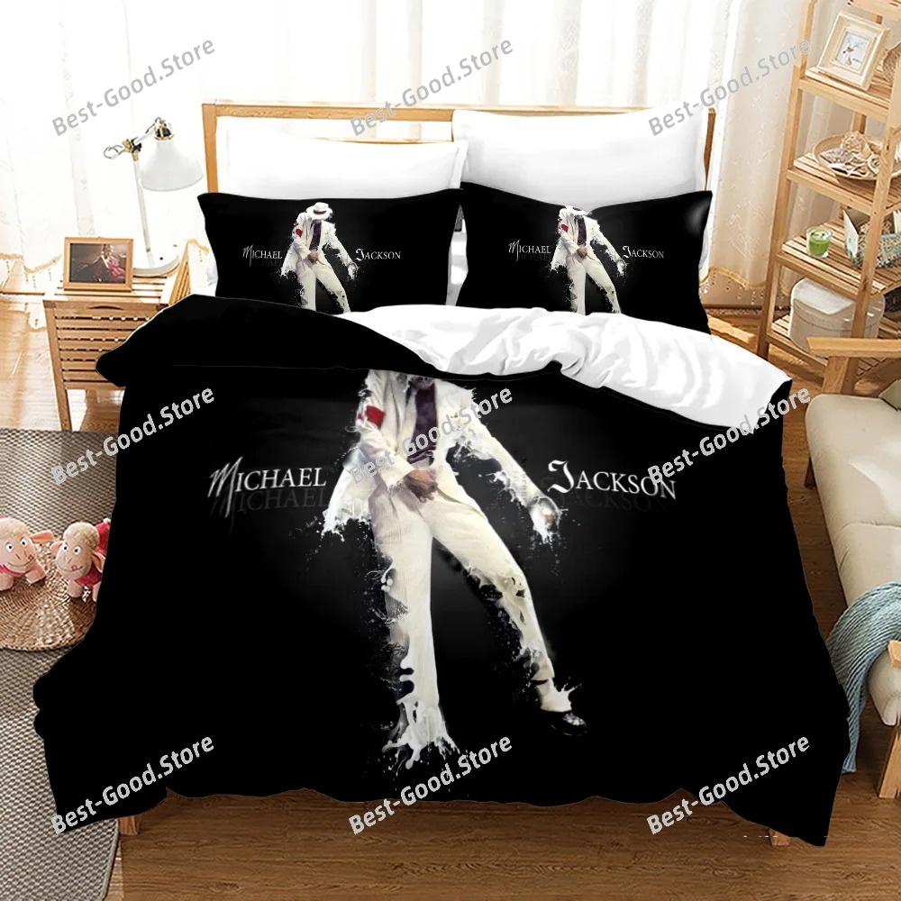 Michael Jackson Bedding Set Single Twin Full Queen King Size Musical genius Bed Set Teenager Bedroom Duvetcover Sets 015