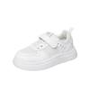 Students School White Shoes Trendy Boys Girls Running Shoes Non-slip Soft Sole 2025 New Kids Sports Shoe Mesh Breathable Comfort