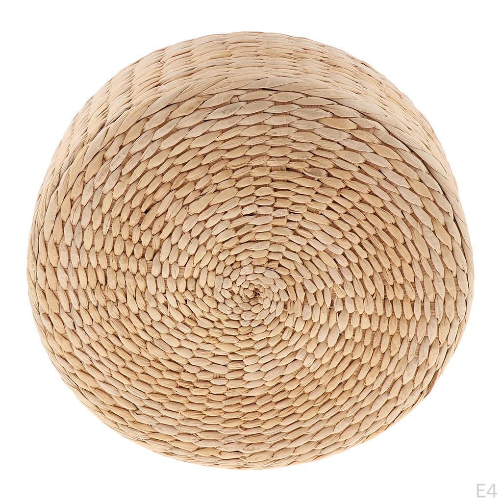 12'' Sitzkissen aus Stroh, handgewebte Tatami-Meditation