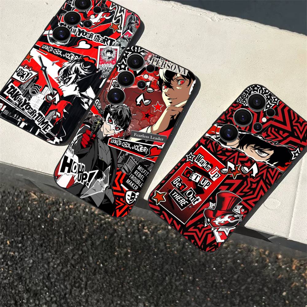 Persona 5 Phone Case For Samsung S 24 fe 25 Ultra plus 20 lite 21 30 22 23 24 22 Ultra 5G Fundas