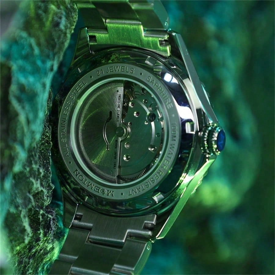 MOEMTON Men’s Mechanical Diving Watch Steel 100m M134.BSSA01