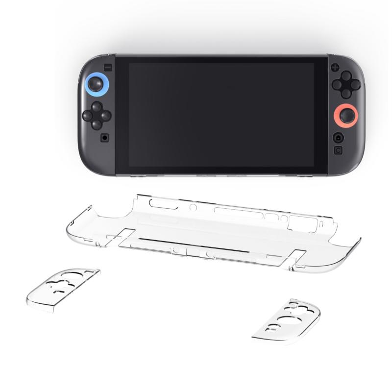 Schlanke Docking-Hülle Schale PC TPU Schutz-Hartschale Stoßfest Ergonomischer Griff Griff Haut für Nintendo Switch 2 NS 2