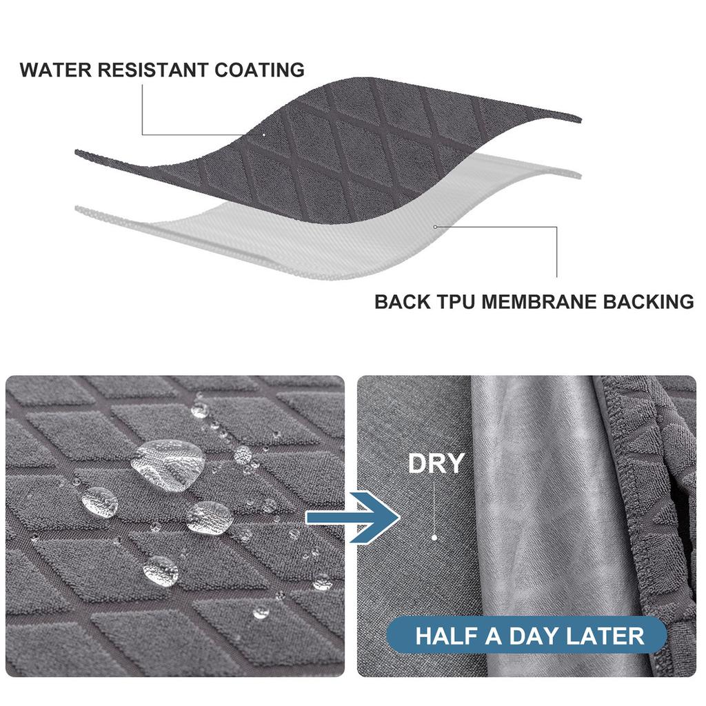 1pc Waterproof Dining Room Chair Cover Seat Covers Spandex Removable Washable Elastic Seat Covers For Dining Home Hotel