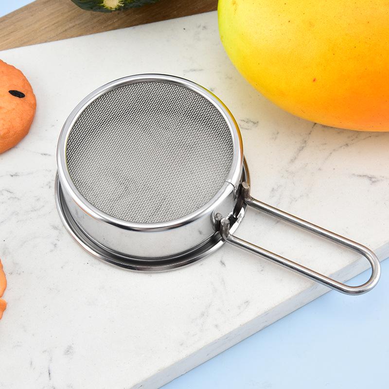 Yangjiang Ręczny Półautomatyczny Przesiewacz do Mąki i Cukru - Narzędzie do Pieczenia ze Stali Nierdzewnej