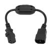 Power Extension Cable Switch IEC320 C14 Male To C13 Female 0.3 Meter Adapter Cable Power Supply Cord for Laptop Lamp