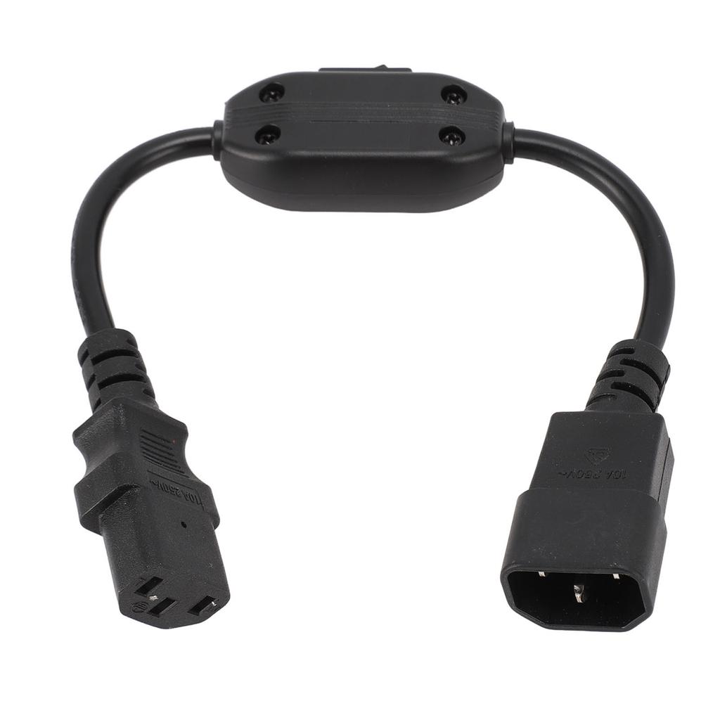Power Extension Cable Switch IEC320 C14 Male To C13 Female 0.3 Meter Adapter Cable Power Supply Cord for Laptop Lamp