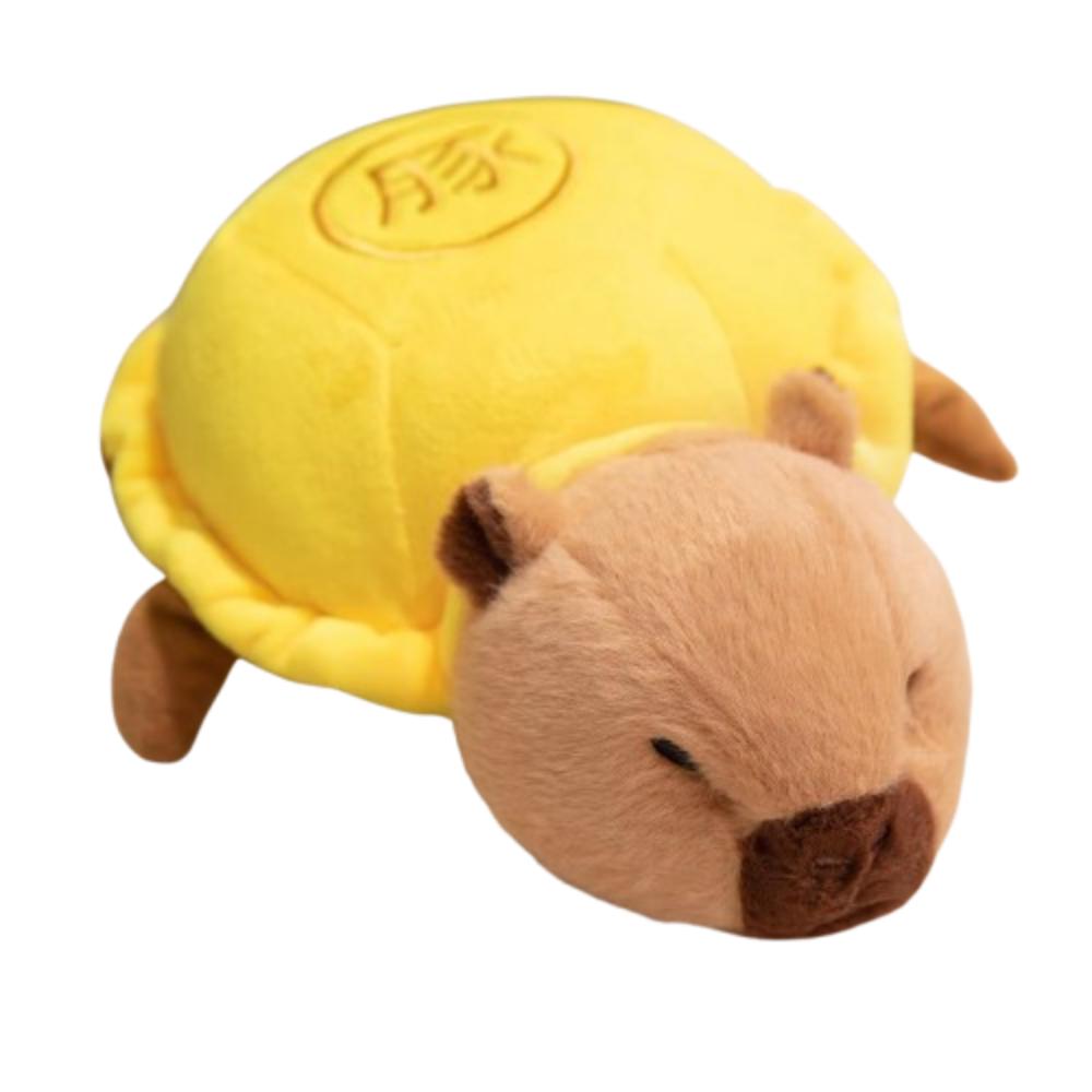 

Коллекция мягких плюшевых игрушек Капибара Черепаха Животное Кукла Детский День рождения Рождество 28cm жёлтый