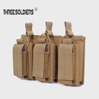 Real CS Taktische Weste MOLLE Dreifache Zubehörtasche - Mehrzweck-Outdoor-Werkzeug- und Diverses-Aufbewahrungstasche