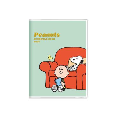 Papelaria Snoopy Personagem Planner 2026 Mensal A6 Verde Menta S2959070 Sun-Star