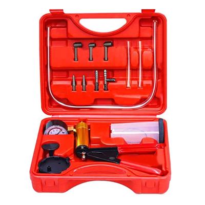 Handhelds Vacuum Pump Tester Set 2 In 1 Brake Bleeder Kit with Adapters For OneManBrake and Clutch Bleeding System