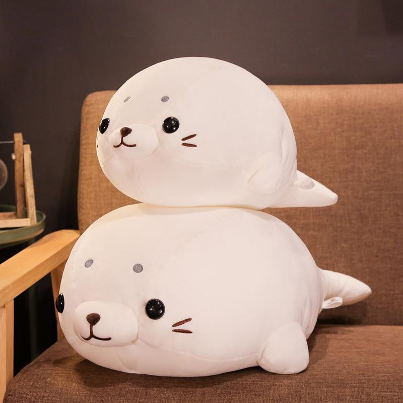 Cute Seal Internet Celebrity Plush Toy Pillow Doll Sleeping Lying On The Bed Doll Little Sea Lion