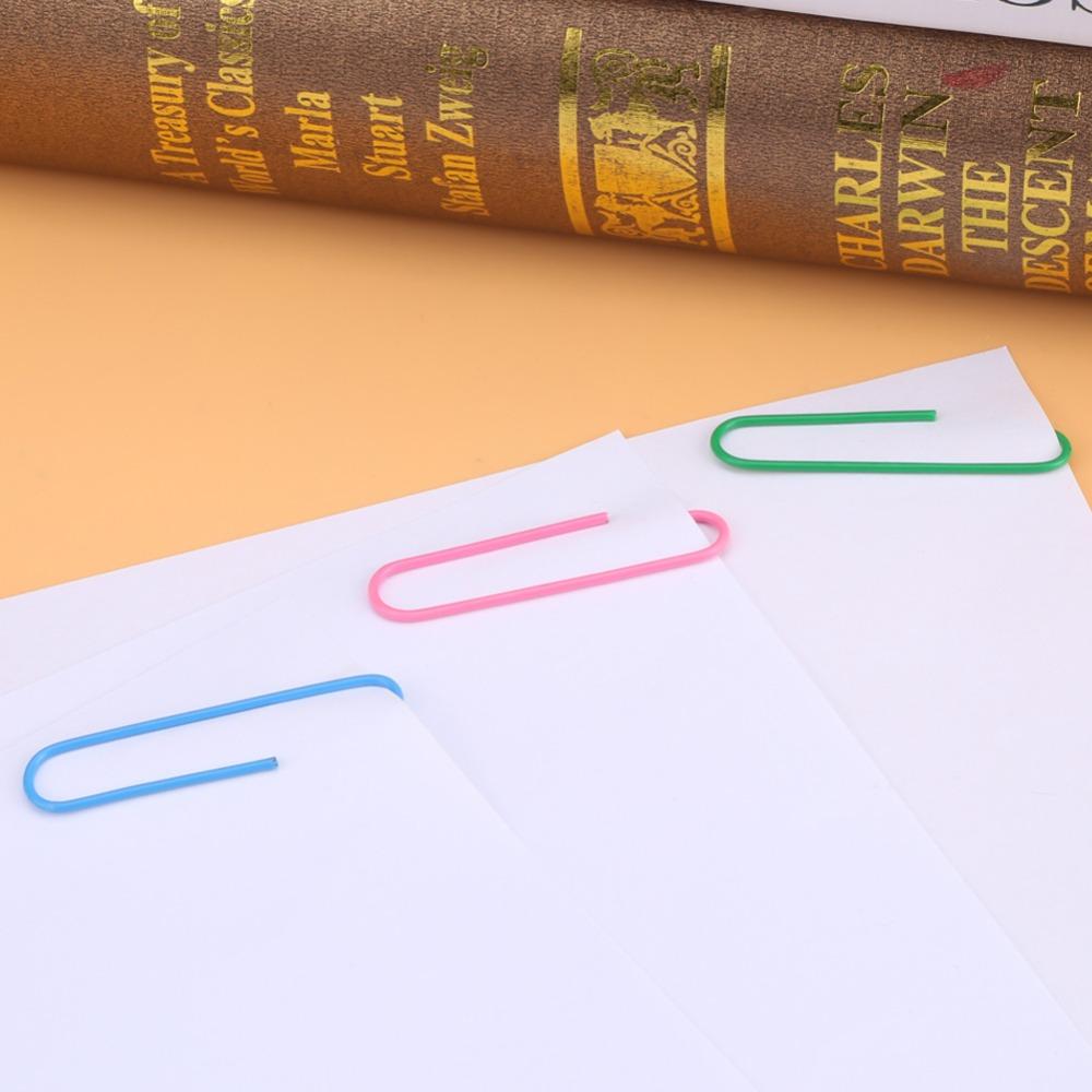 250 Stück Verschiedene Größen Metallklammern Farbbeschichtet Büroaccessoires Büroklammern Büromaterial