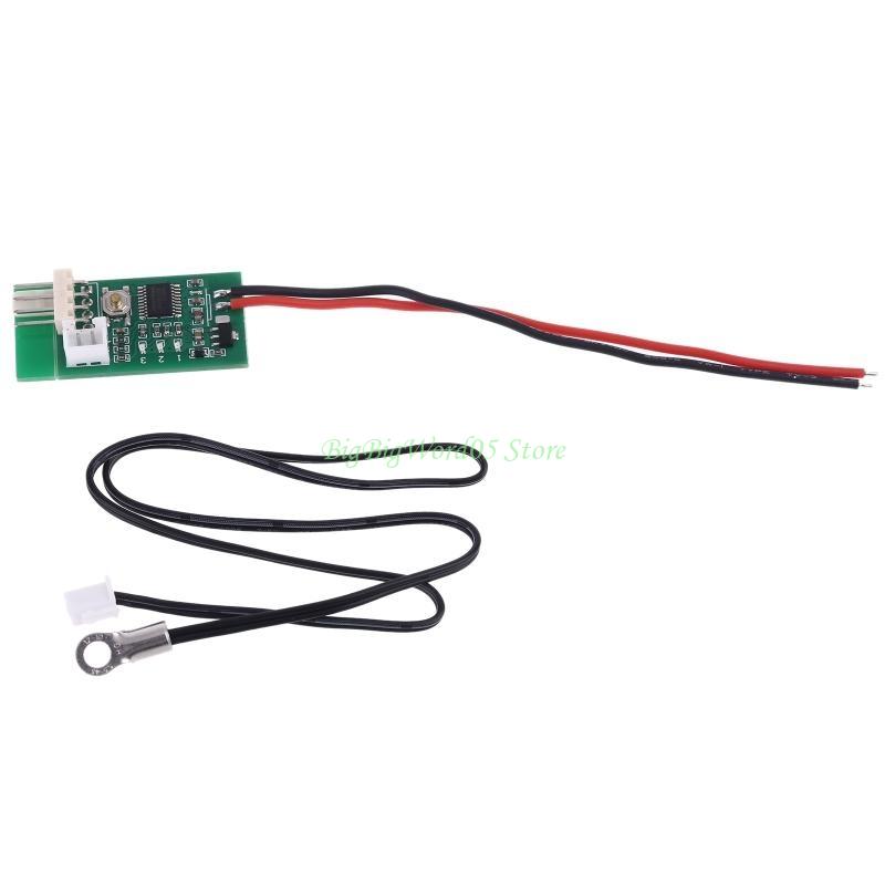 24TE Computer for Case Fan Speed Controller 12V 4-wire Fan Temperature Control Module