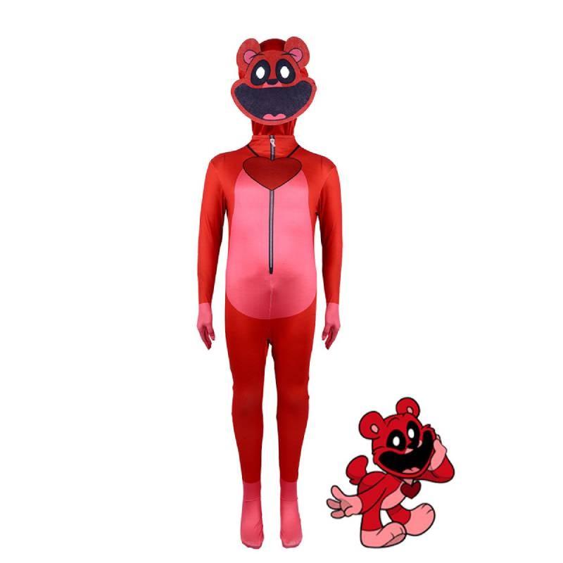 Playtime Smiling Poppy Critters Cosplay Costume Kids Adult Halloween Jumpsuit