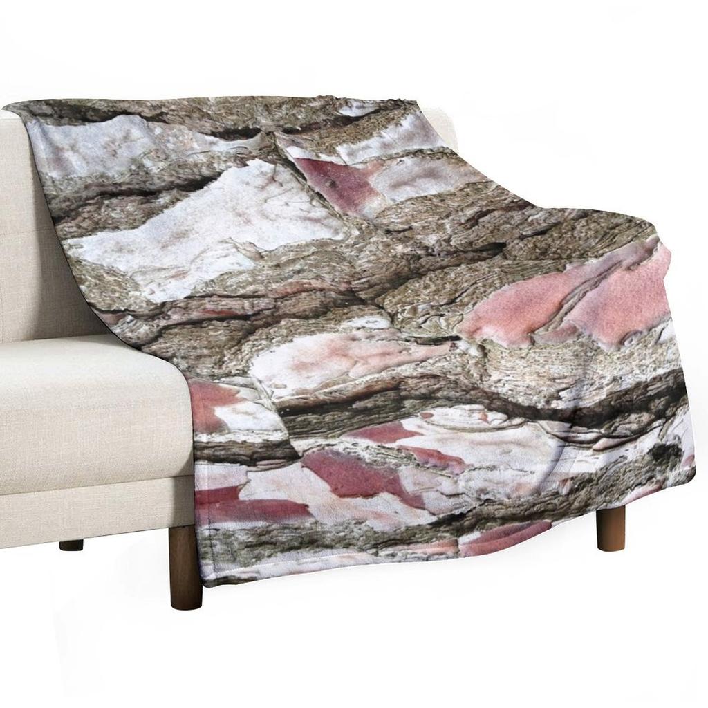 Pine Bark in Brittany Throw Blanket Hair Shaggy Decorative Beds Beautifuls Blankets