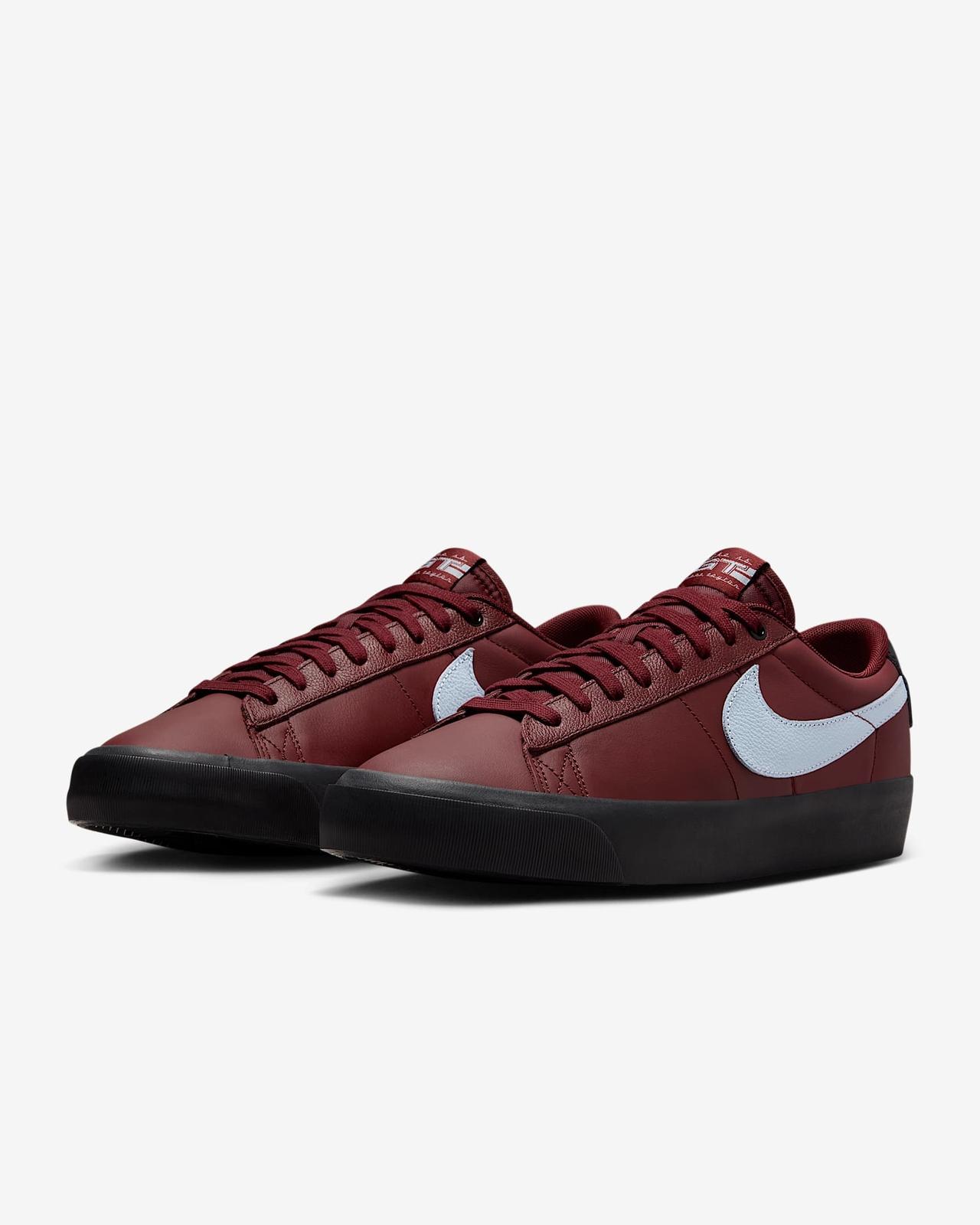 DV1226-600 Nike SB Blazer Low Pro GT Dark Team Red Dark Team Red Black (Men s) 7.5