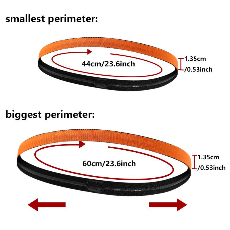 Fascia Sportiva Antiscivolo in Silicone Assorbi Sudore per Corsa & Fitness