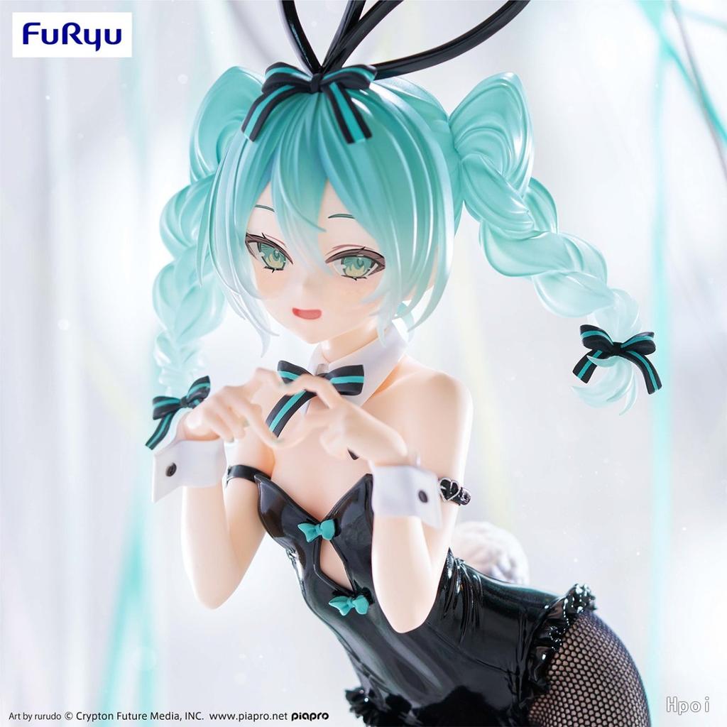 28CM Anime Hatsune Miku Figure BiCute Bunnies Rurudo ver Standing Model Toy Doll Aciton Figure Bunny Girl Dress up PVC