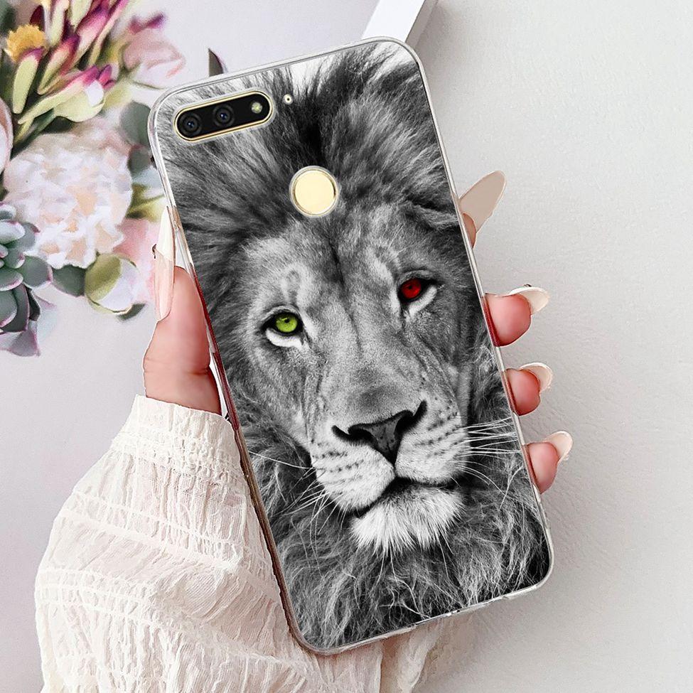 For Huawei Y6 Prime 2018 Case Clear Cute Fashion Flowers Luxury Painted Cover For Huawei Y6Prime 2018 Phone Case ATU-L42 ATU-L31