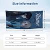 Wednesday Custom Name Printed Beach Towel Personalized Soft Towel For Swimming Beach Travel