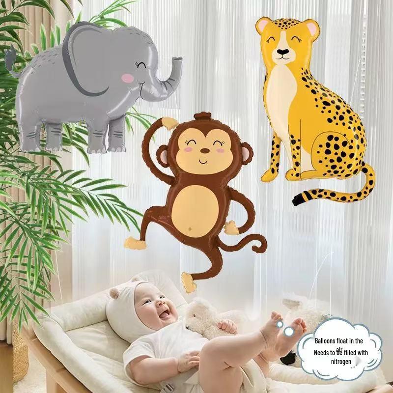 Cartoon Animal & Fruit Helium Balloons for Baby Tracking 