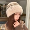 Autumn and Winter New Plush Knitted Hat Trendy Small Hat Women's Warm Student Party Versatile Wool Hat