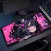 Anime Girls Cute Pink Mousepad Large Computer Gaming Accessories xcm Gamer Professional Premium Mouse Mat Kawaii Desk Mats