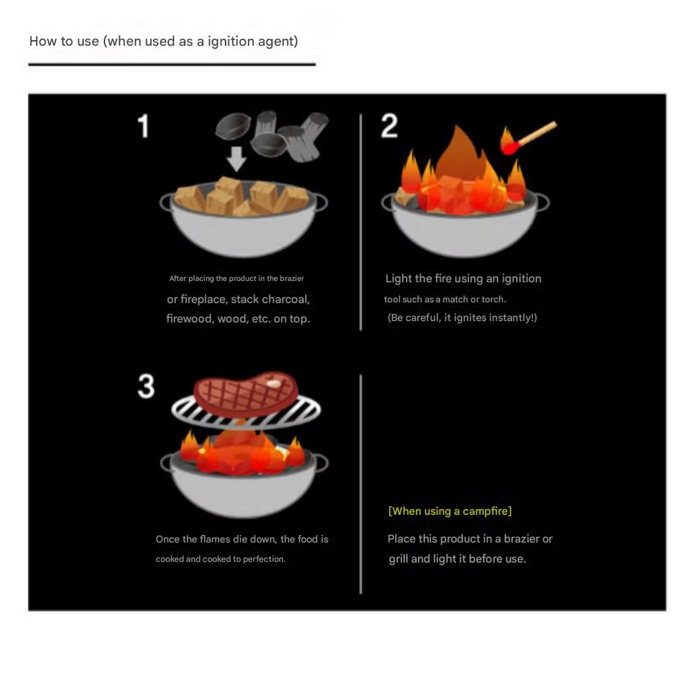 600g(1.32lb) of Oak Smoked Mini Firewood
