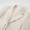 Women Winter Blazer Coat Turn Down Collar Warm Coat Turn Down Collar Fashion Design Blazer Feminino Tops Clothes
