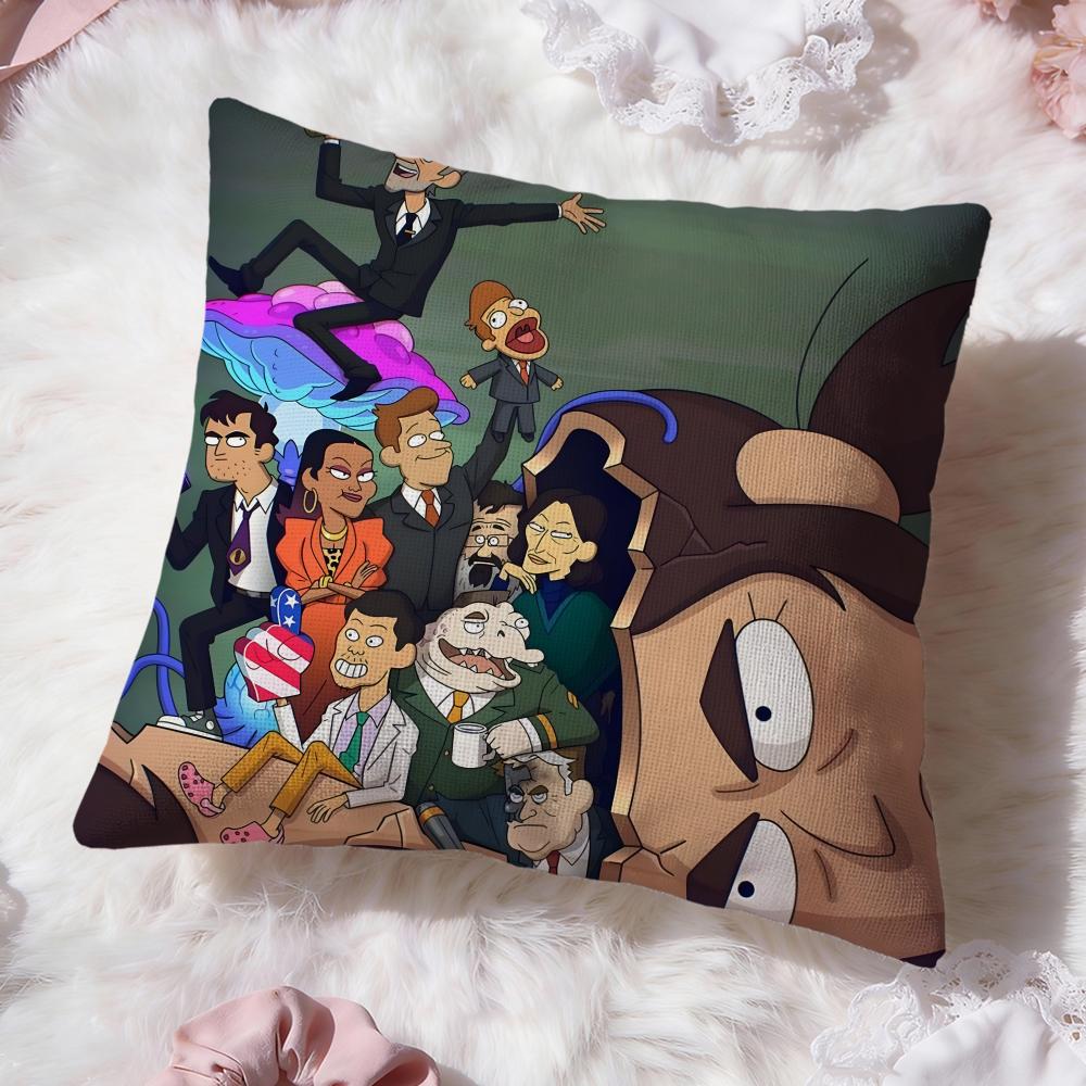 Anime I-Inside JobS Cushion Cover Premium Comfort Reversible Pillow Cove -Two in One Design for Any Room & Car Interior