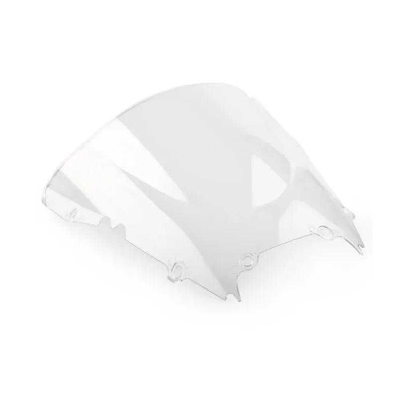 Motorcycle Wind Deflector For Yamaha YZF R6 600 1998 1999 2000 2001 2002 Screen Double Bubble Windshield Protector Windscreen