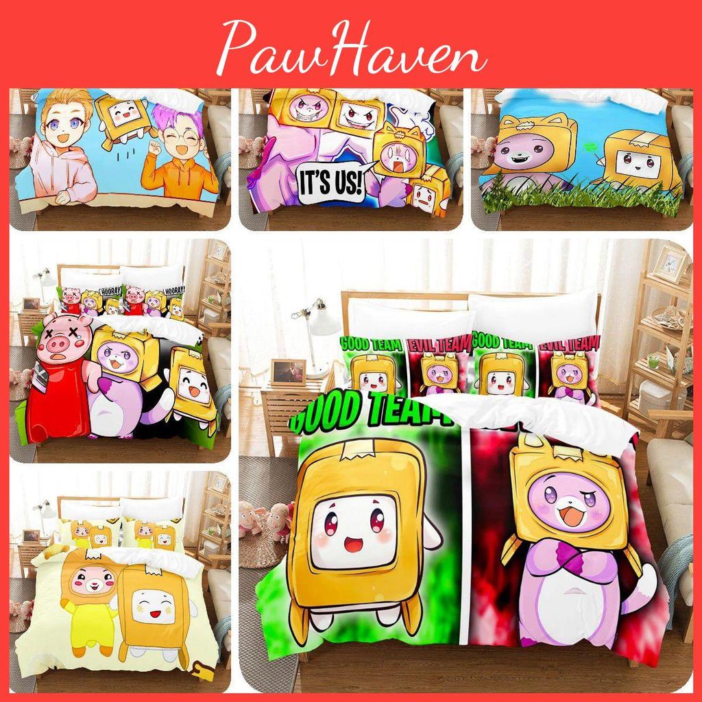 Lankybox Bedding Set Featuring Soft Polyester Material For Comfortable Sleep Experience