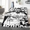 Mbappe Text Decke Geschenk Personalisierte Decke Warme Dekoration für Picknicks Bett Büro Sofa Vier Jahreszeiten Universell