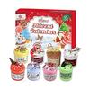 24 Tage Schleim und Bausatz Weihnachts-Countdown-Kalender Butter Stressabbau Spielzeug