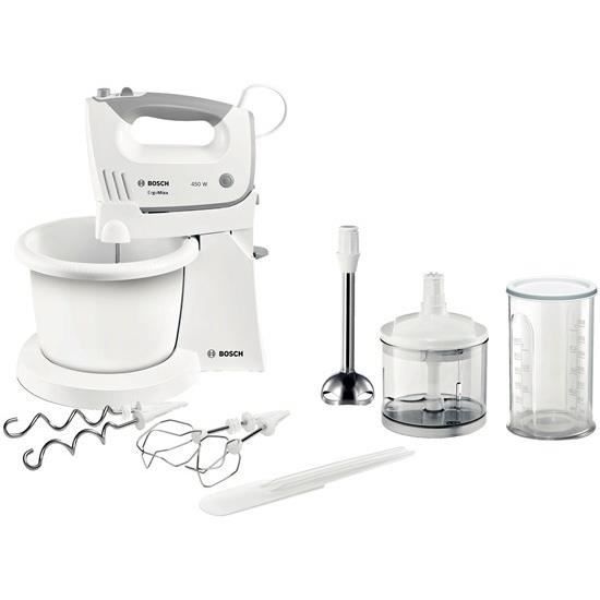 Mixeur - BOSCH - MFQ36490 - Blanc - 220-240V - 50/60 Hz