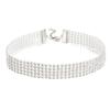 Sexy Shiny Nightclub Choker Necklace for Women Short Chain of Clavicle Multi-layer Full of Crystal Pendant Party Jewelry Gift