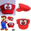 Cappellino Super Mario Odyssey Unisex Cappellino da Baseball Rosso Accessorio Costume Cosplay Per Adulti e Bambini